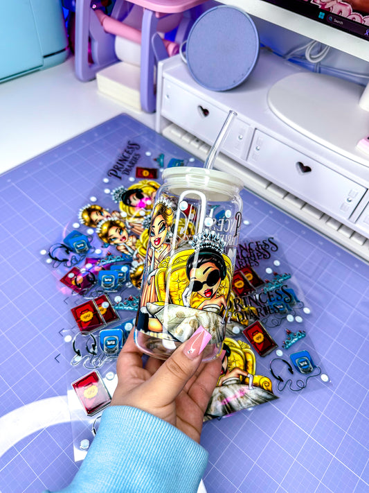 Princess Diaries Glass Cup