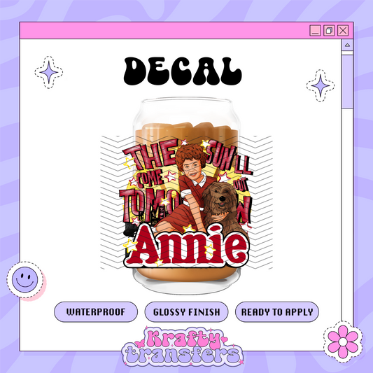 Annie - UVDTF Decal