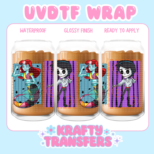 NBC Mermaid - 16 oz UV DTF WRAP
