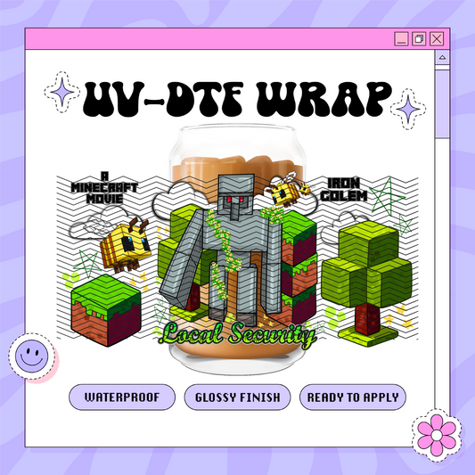 Iron Mine Robot- 16oz Glass Wrap