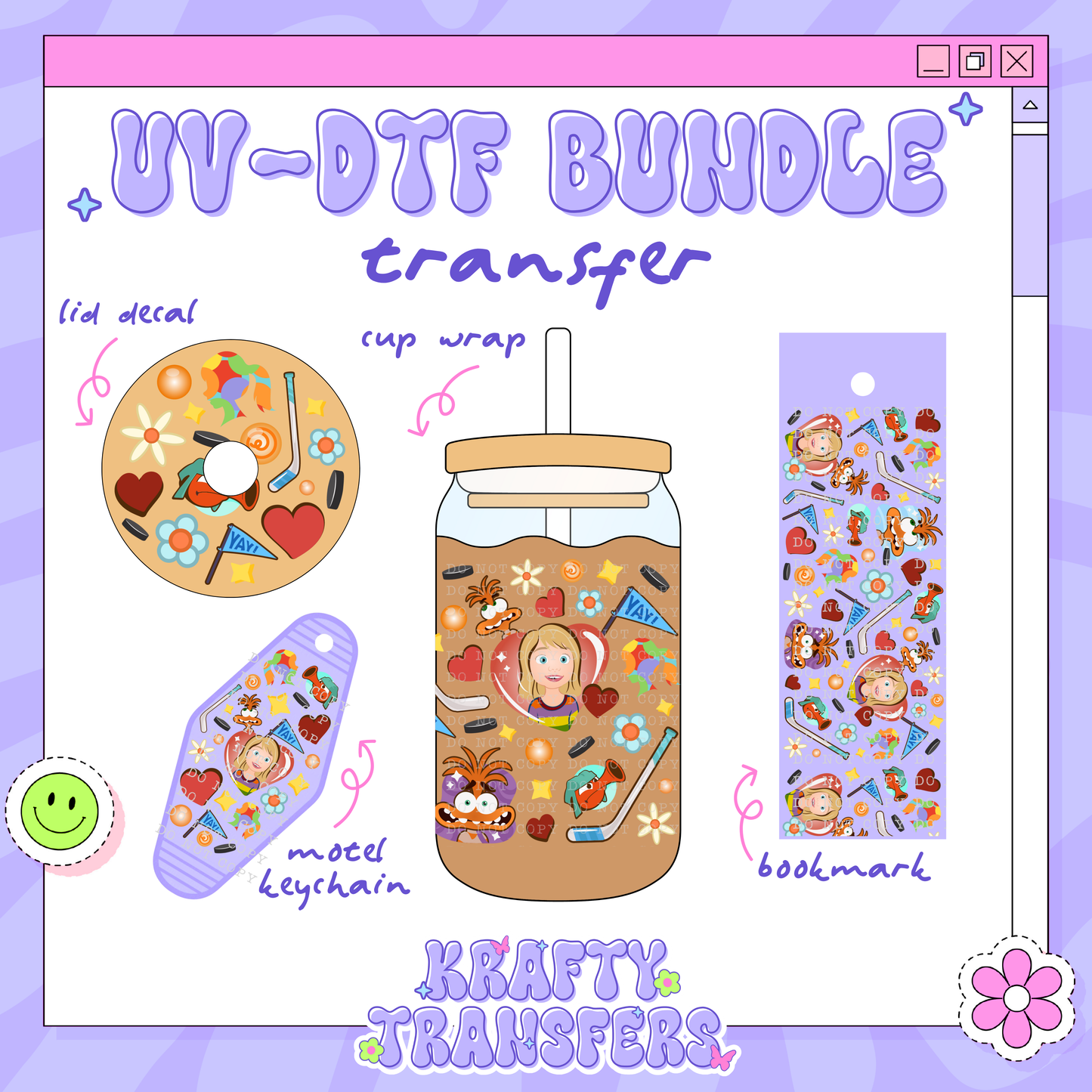 Element Girl- UV-DTF Transfer Bundle