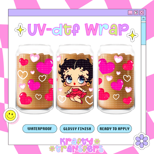 Betty Vday - 16 oz Glass Wrap