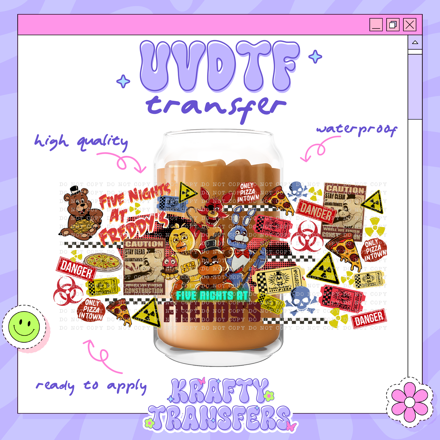 Freddys - 16oz Glass Wrap