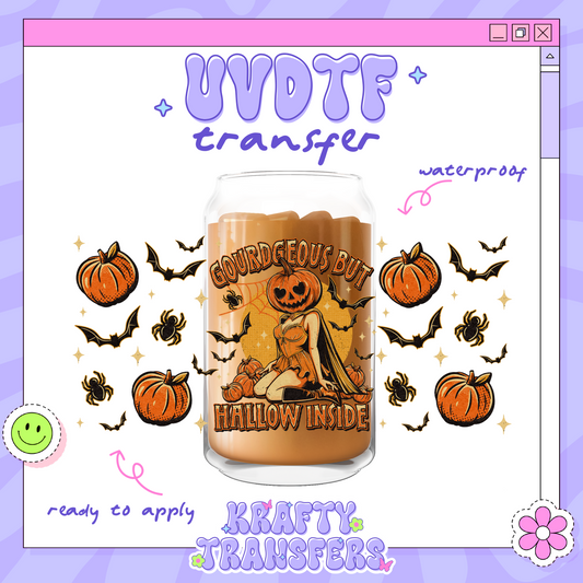 Spooky Gourd Baddie - 16oz Glass Wrap