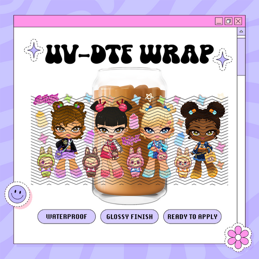 Dollz Baby Labubus Exclusive - 16oz Glass Wrap