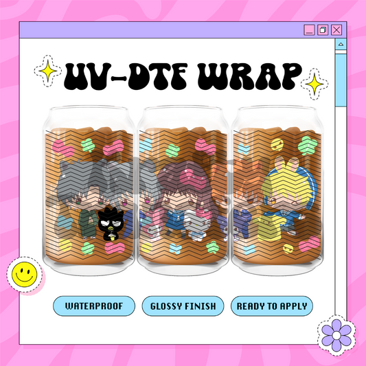 Fruits x Kawaii EXCLUSIVE - 16 Oz UV DTF Wrap