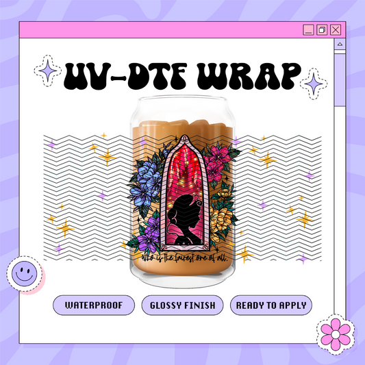 Dis Princess SW - 16oz Glass Wrap