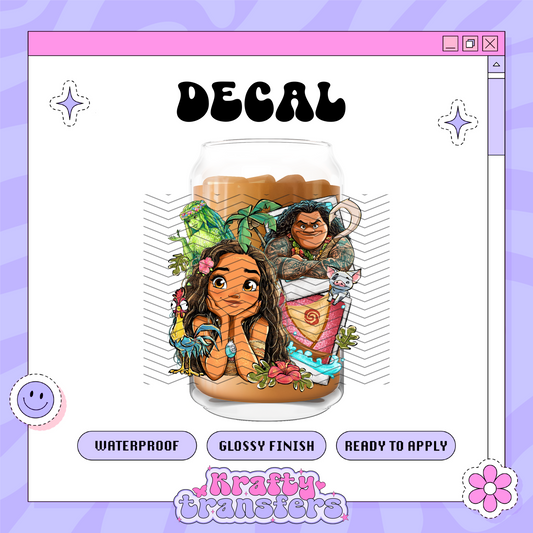 Moana & Friends - UVDTF Decal