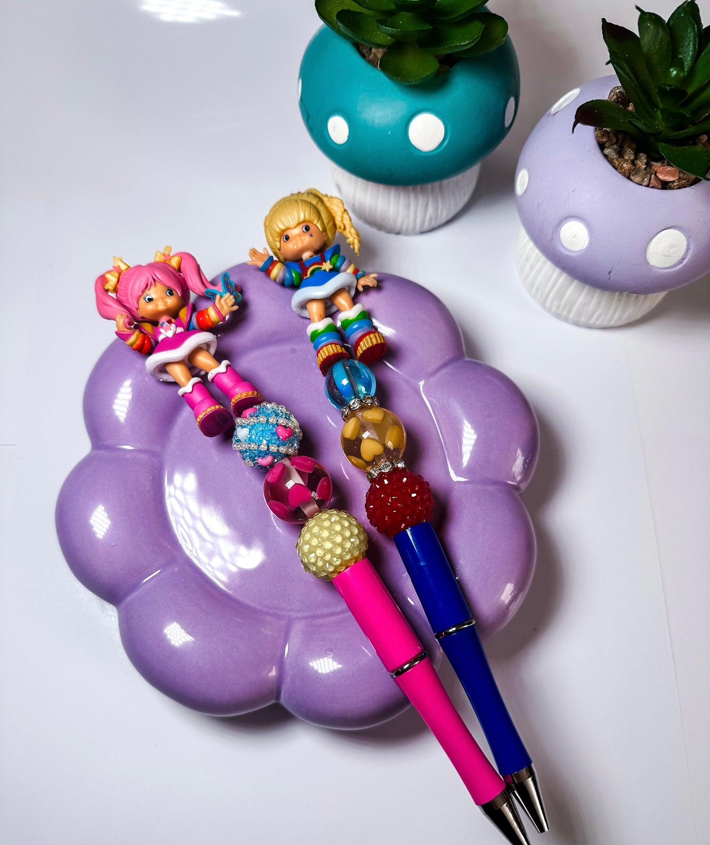 Rainbow Beaded Pen - Premade