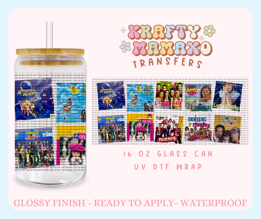 Oldies Novelas EXCLUSIVE - 16 Oz UV DTF Wrap