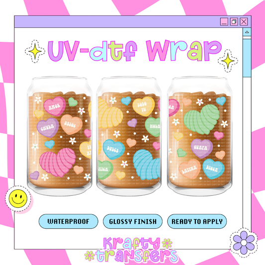 Conchas Love Vday - 16 oz Glass Wrap