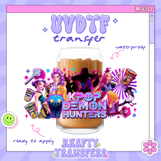 Kawaii KPop DH - 16oz Glass Wrap