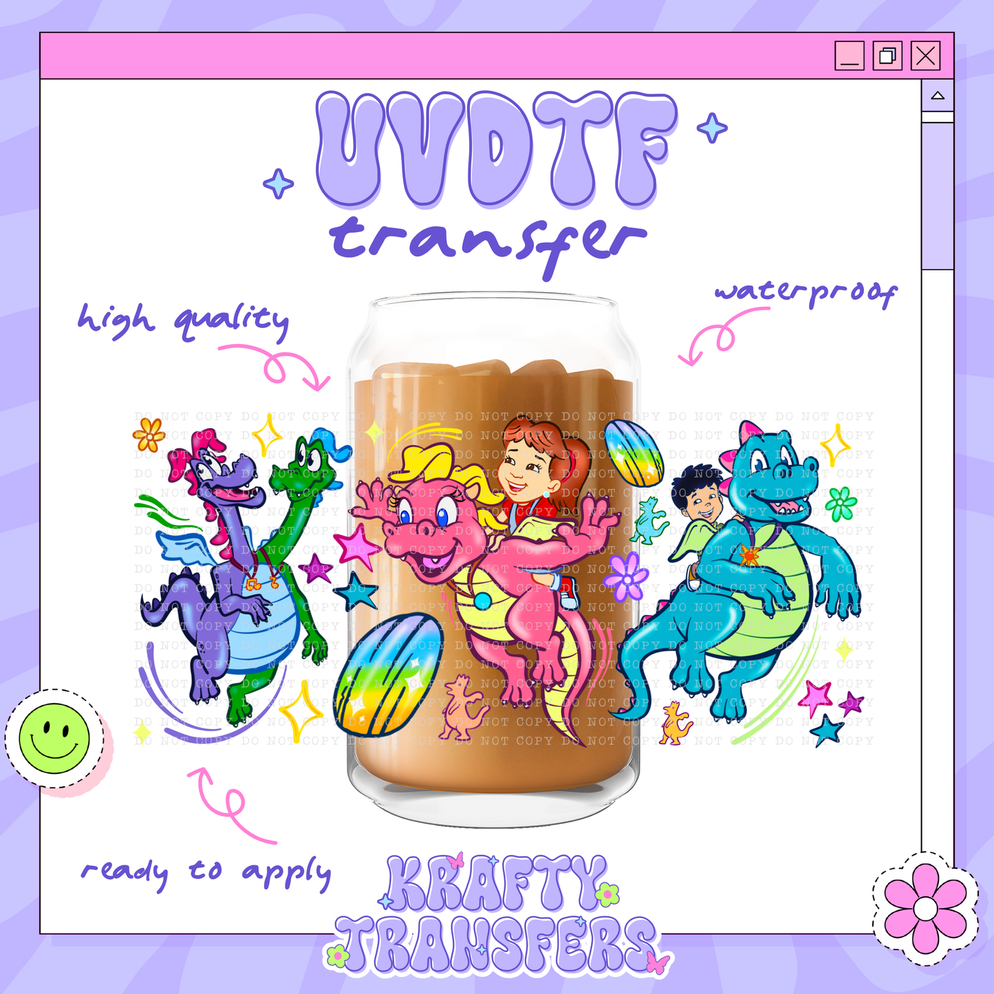 Dragon Friends - 16oz Glass Wrap