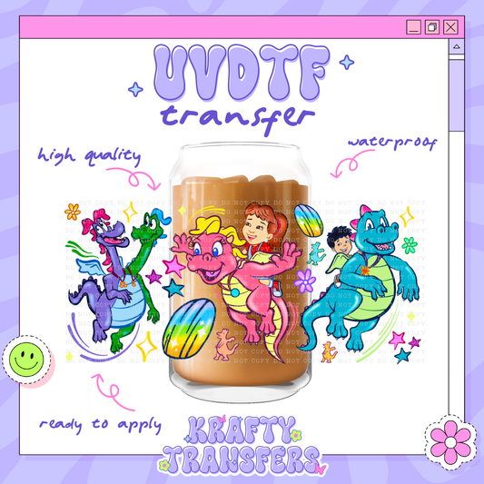 Dragon Friends - 16oz Glass Wrap