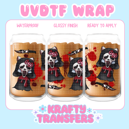 Kawaii Scream - 16 oz UV DTF WRAP