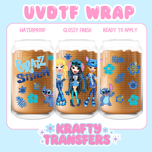 Dolls Ft. Alien - 16 oz UV DTF WRAPS