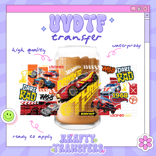 Hot Cars - 16oz Glass Wrap