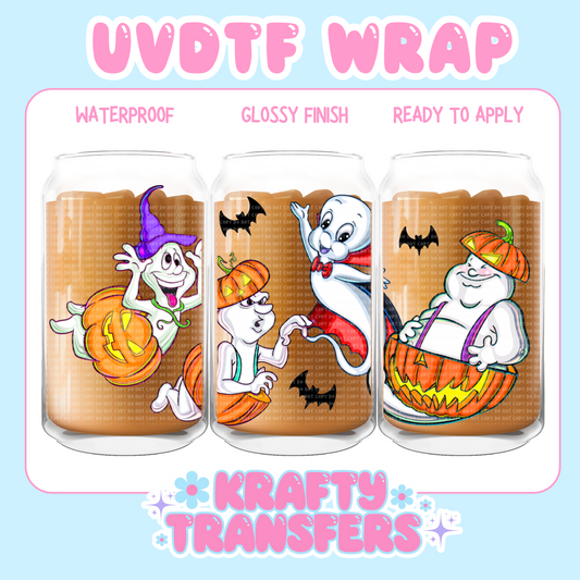 Ghost Friends - 16 oz UV DTF WRAP
