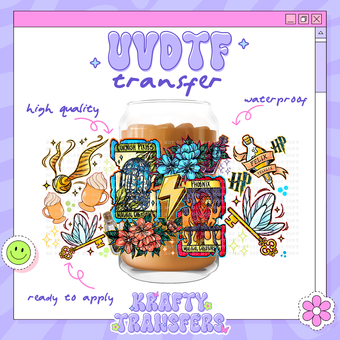 HP Cards - 16oz Glass Wrap