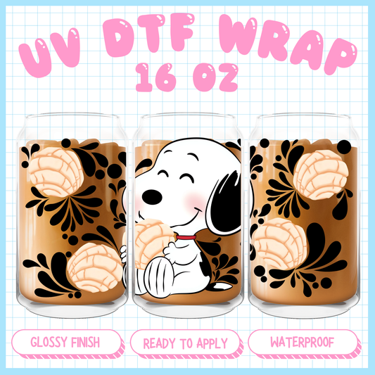 Talavera Dog
 - 16 oz UV DTF WRAP