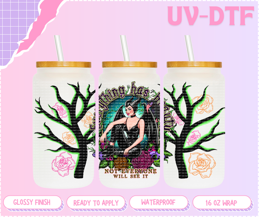 Everything has beauty - 16 Oz UV DTF Wrap