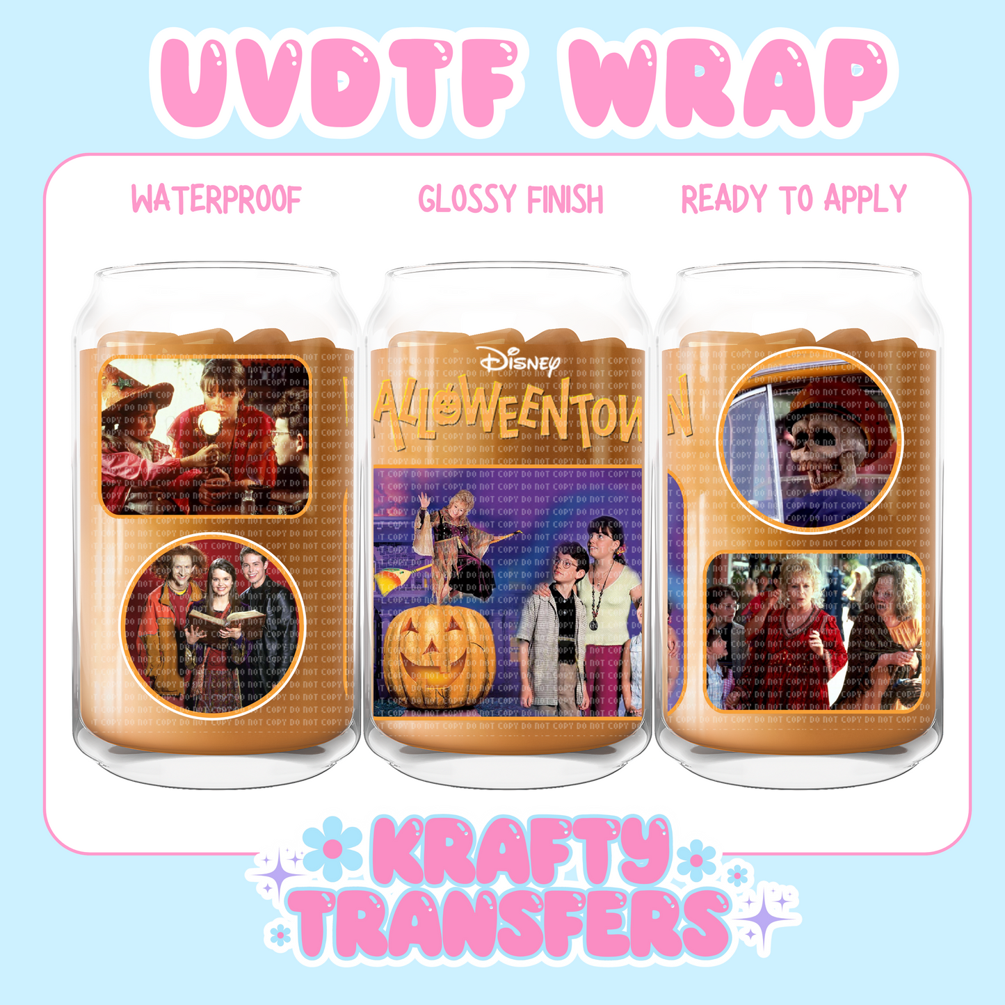 Spooky Town Exclusive - 16 oz UV DTF WRAP