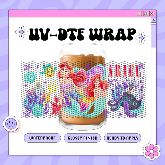 Dis Mermaid Vibes - 16oz Glass Wrap