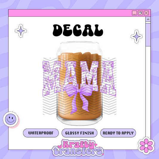 Mama Purple - UVDTF Decal