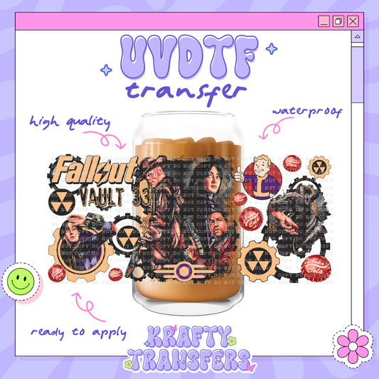 Fallout Vault - 16oz Glass Wrap