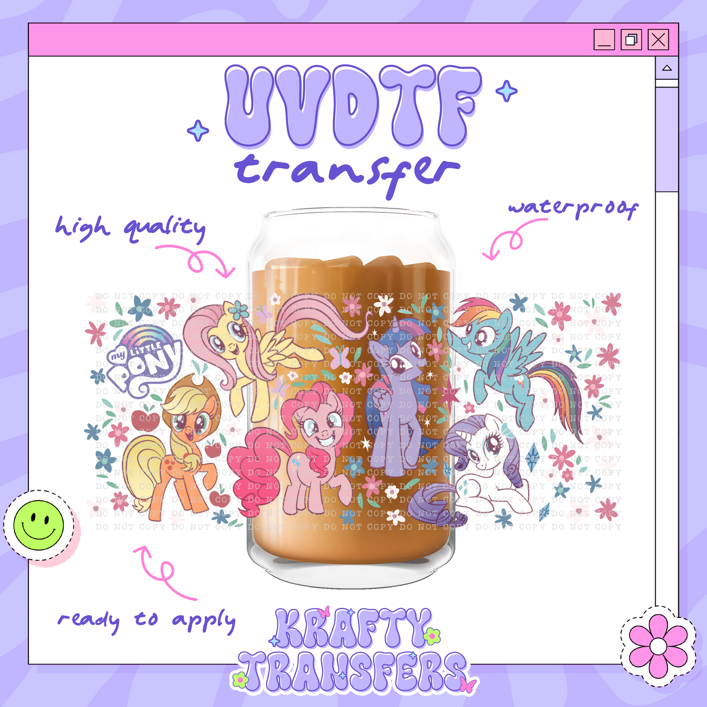 Pony & Friends - 16oz Glass Wrap