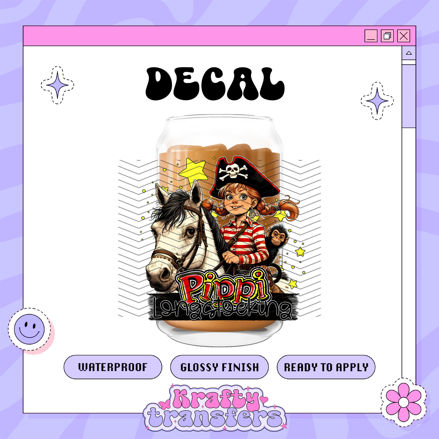 Pipi Pirate - UVDTF Decal