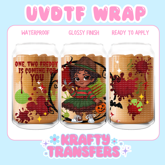 Tiara Horror Princess - 16 oz UV DTF WRAP