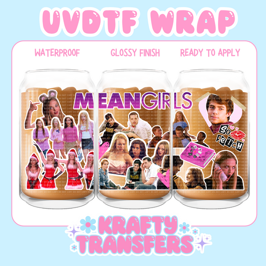 Mean Girls Y2K Exclusive - 16 oz UV DTF WRAPS