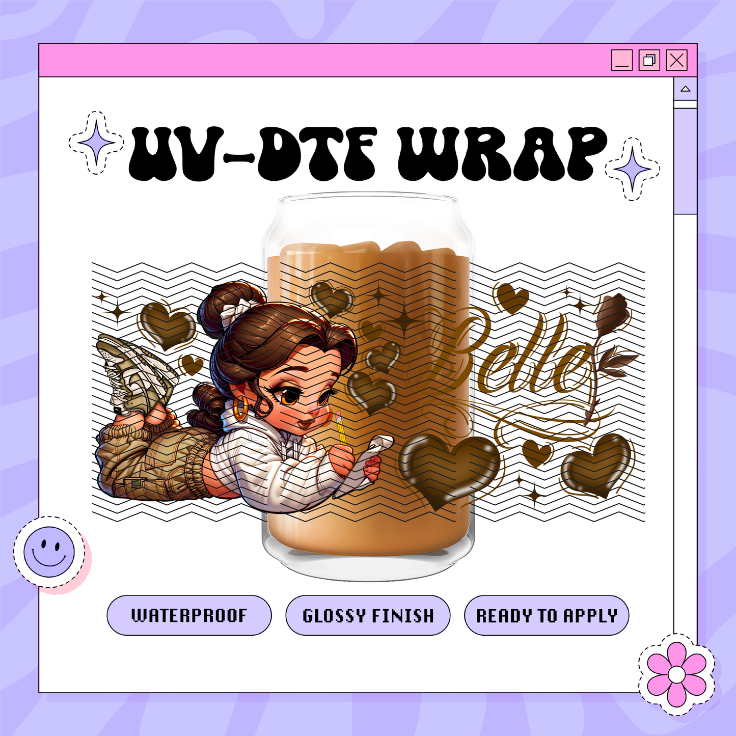 (Copy) Dis Belle 2000s - 16oz Glass Wrap