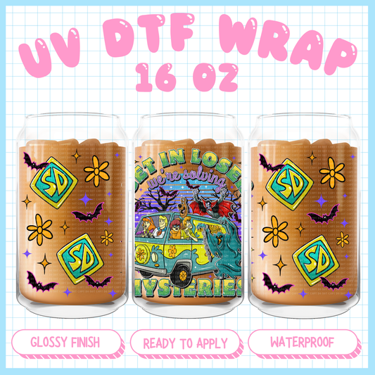 Let’s solve mysteries! 
 - 16 oz UV DTF WRAP