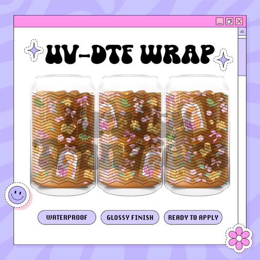 Long Hair Princess Dis - 16oz Glass Wrap