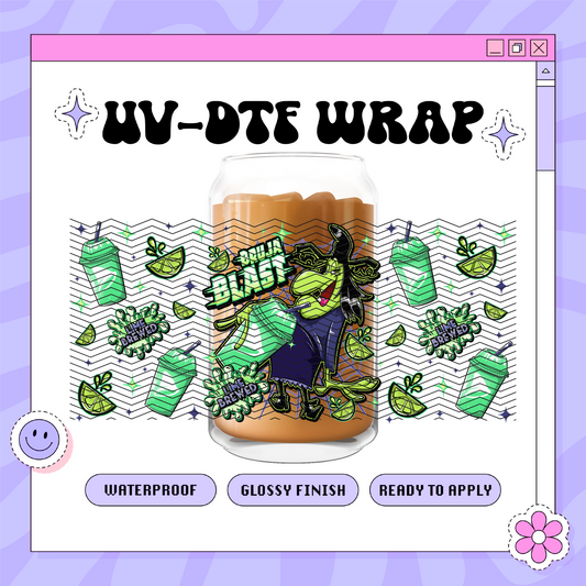 Spooky Baja Bruja - 16oz Glass Wrap
