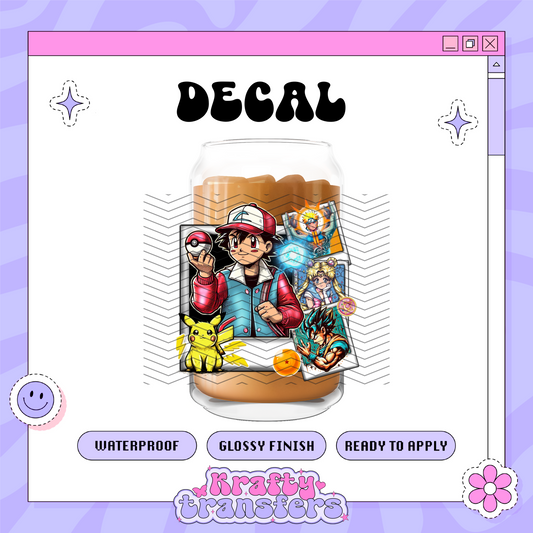 Poke Friends - UVDTF Decal
