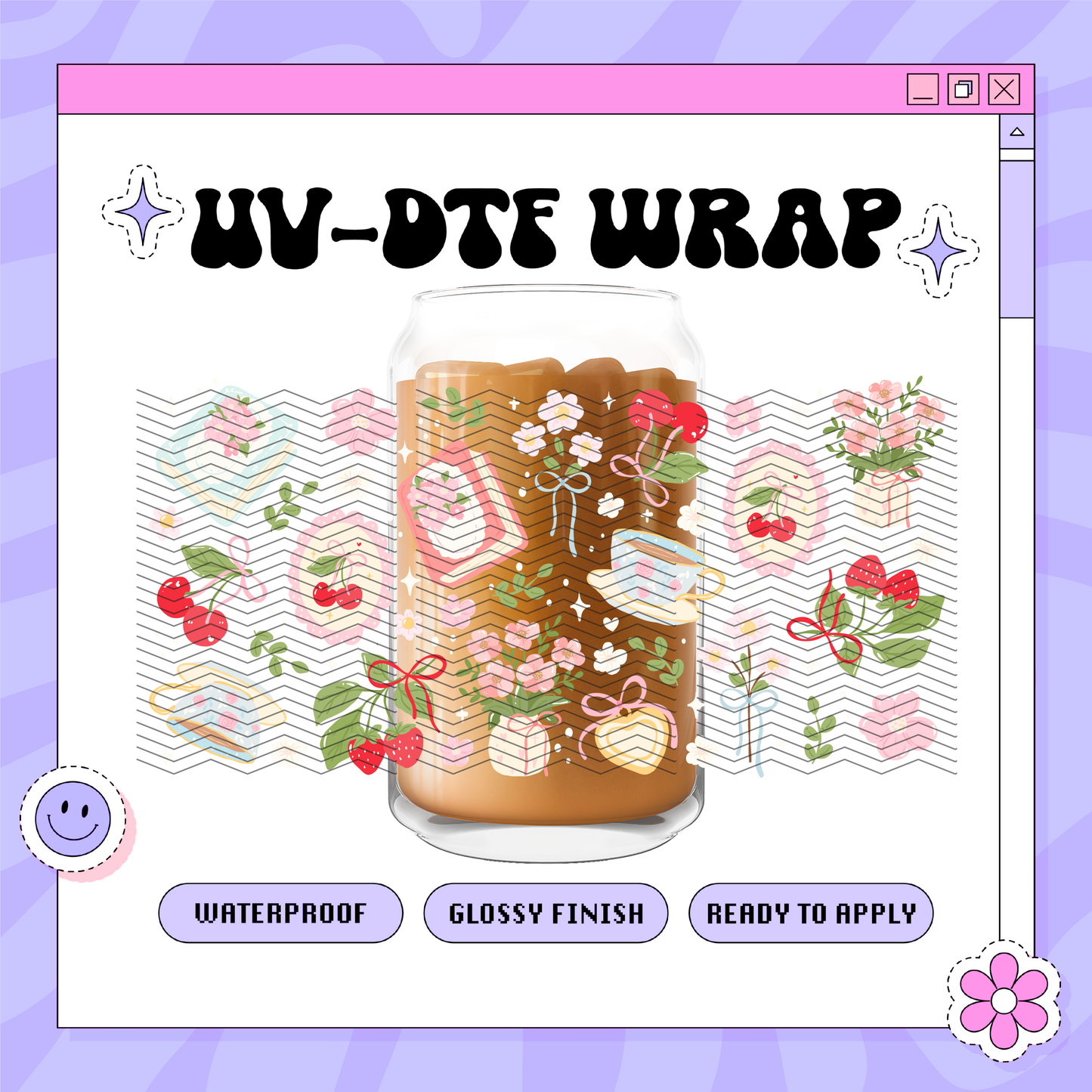 NT Sweet Time - 16oz Glass Wrap