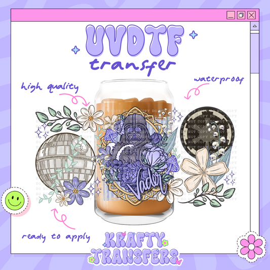 Vade Flowers | #5 | 16oz UVDTF Wrap