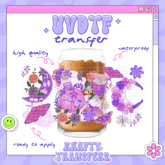 Floral Spooky | #23 | 16oz UVDTF Wrap