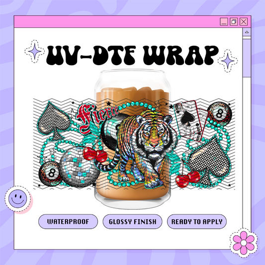 Fierce Tiger Alternative - 16oz Glass Wrap