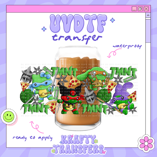 Kawaii Ninjas - 16oz Glass Wrap
