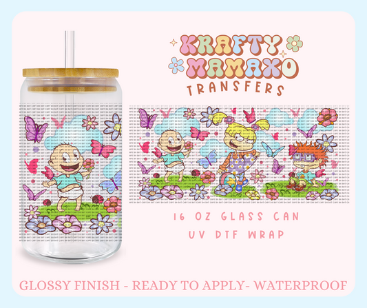 Babies Spring - 16 Oz UV DTF Wrap
