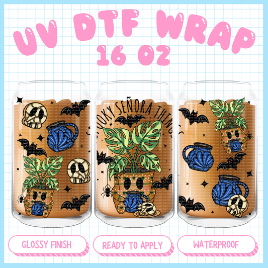 Spooky Señora
 - 16 oz UV DTF WRAP