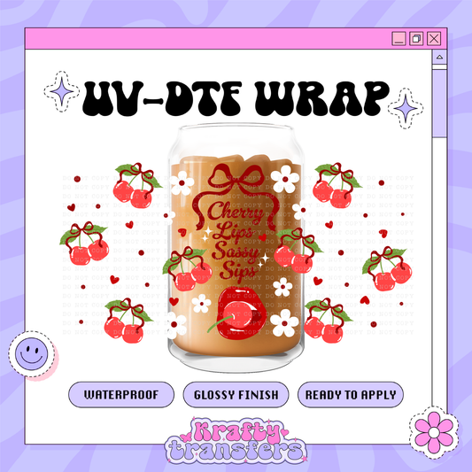 Cherry Lips - 16oz Glass Wrap