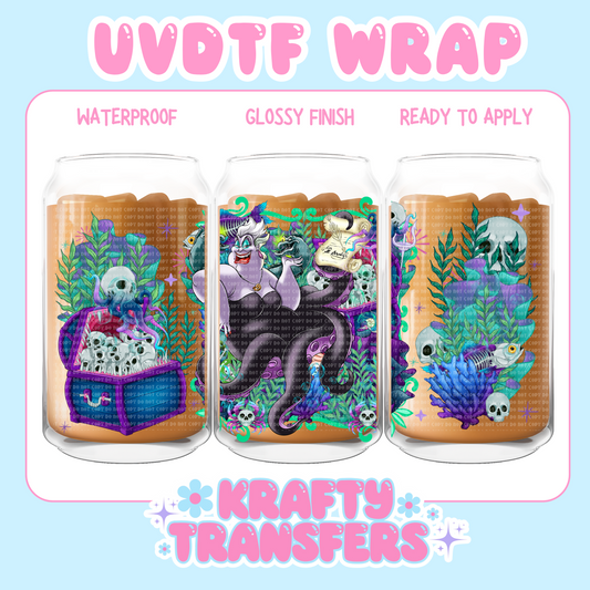 Sea Villian - 16 oz UV DTF WRAP