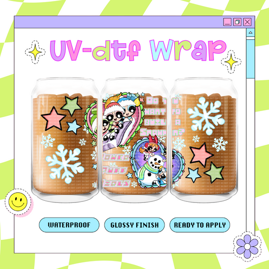 PPGs Snowy- 16 oz Glass Wrap