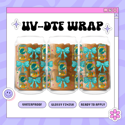 Pepsi Bows - 16oz Glass Wrap