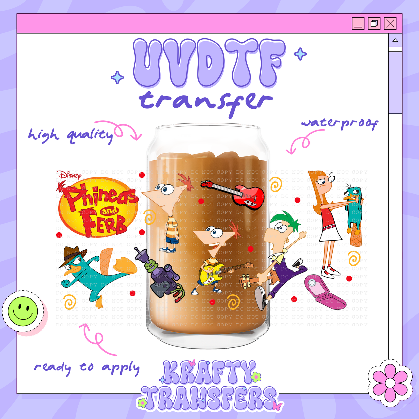 Phineas EXCLUSIVE - 16oz Glass Wrap